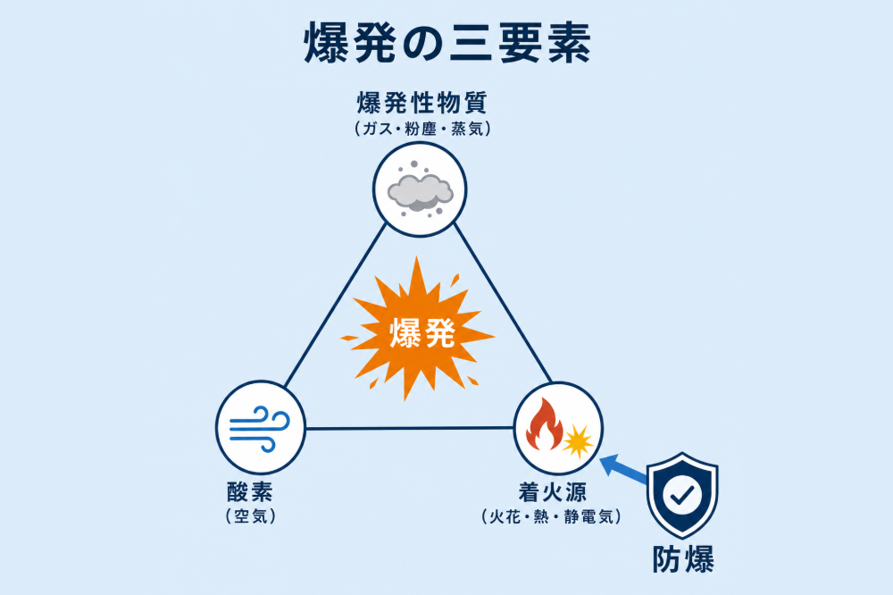 【専門家が解説】火気厳禁の現場を守る「防爆（ぼうばく）」の基礎知識と、設計の裏側